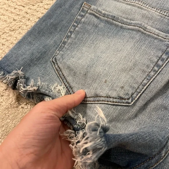 Vintage Express Jean Shorts size 0 - Picture 3 of 5